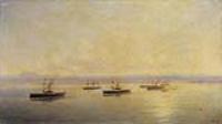 Флот в воду Севастополя. 1890