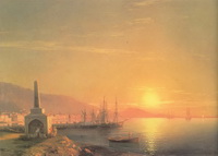 Восход солнца в Феодосии (И.К. Айвазовский)