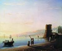 Пристань в Феодосии. 1840